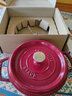 珐宝（staub）法国进口珐琅铸铁锅平底双耳煲汤锅炒锅炖锅煲饭煮锅电磁炉 酒红 20cm 实拍图