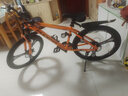 凤凰（Phoenix）全轴承山地自行车学生成人男女禧玛诺变速碟刹越野赛车青少年单车 橙色/三刀/线碟/铝合金车架 26英寸（身高160-180左右） 21速禧玛诺变速+可锁死前叉 实拍图