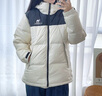 李宁羽绒服男女新款运动时尚防风透湿宽松80%鸭绒外套AYMU239 实拍图