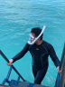 WATERTIME/水川 潜水镜浮潜三宝套装全干式呼吸管器近视潜水游泳装备平光 实拍图