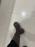 达芙妮厚底V口长筒靴女2025秋冬爆款女靴高筒靴显瘦百搭增高骑士靴子女 棕色【加绒款】 38 实拍图