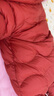 巴拉巴拉童装婴儿连体羽绒服轻薄羽绒服宝宝衣服冬装抱衣爬服男童女童 铁锈红61003 80cm 实拍图