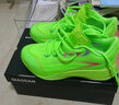 乔丹QIAODAN男篮球鞋杨策同款毒牙3.0低帮回弹实战减震耐磨篮球鞋 青林(闪亮绿/霓虹绿) 45 实拍图