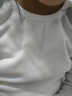 羞莎儿童打底衫加绒加厚保暖内衣套装女童秋冬舞蹈服紧身打底T恤上衣 上衣-白色 130码（推荐身高125-135cm) 晒单实拍图