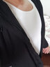 策息保暖背心男内衣马甲背心纯色加绒加厚冬季马甲打底无袖内衣保暖 白色+浅灰 4XL -建议160-180斤左右 实拍图