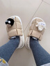 明盛棉拖鞋女包跟冬季棉鞋外穿拖鞋家居室内月子鞋防滑踩屎感厚底保暖 卡其小煤球【店长推荐-巨好看】 38-39 适合平时穿37-38 实拍图