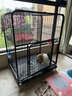 蔻丝兔笼子家用室内专用兔笼子大号加粗方管兔笼养兔子窝兔子笼子 【78_55_100】大双层 带阁楼 实拍图