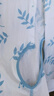 舒贝怡2件装婴儿衣服夏季薄款新生儿连体衣短袖哈衣儿童爬服蓝色90CM 实拍图