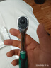 绿林（GREENER）工业级棘轮套筒扳手快速扳手双向大中小飞自动省力72齿弯柄汽修 旗舰款弯柄1/4小飞棘轮扳手 实拍图