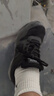 安踏云逸小黑鞋男鞋运动鞋男春夏季新款软底跑步鞋男士休闲鞋子男 【皮网结合小黑跑鞋】-黑色 43 （男9.5码） 实拍图