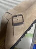 BIRKENSTOCK勃肯德国进口男女款牛皮绒面革软底Boston包头拖鞋 灰色常规版0560771 42 实拍图