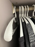 SP SAUCE日式衣架无痕晾衣架子挂衣架成人儿童通用衣服架防滑衣架子衣撑 常规款-白色 20只组合装 实拍图