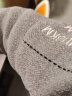 罗蒙一体绒高级感圆领毛衣男士装秋冬季款加绒加厚保暖打底针织衫衣服 浅灰色 3XL 实拍图
