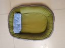 嬉皮狗（hipidog）狗窝四季通用夏天狗床狗垫子可拆洗睡垫中小型犬宠物沙发猫窝用品 蒂安绿#【搭配加厚毛毯】 L【长65cm宽50cm】（15斤内） 实拍图