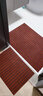 雪中送毯可裁剪入户门门口地垫门垫防滑垫厨房满铺商场走廊过道吸水脚垫 暗红横条纹 40cm*60cm 实拍图