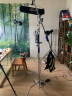 神牛适用摄影灯支架2.8米便携闪光灯影室灯补光灯外拍灯影棚视频直播海罗兰三脚灯架 魔术腿顶灯架套装【含沙袋+大力夹*4承重20KG】 灯架 实拍图