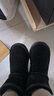 意尔康雪地靴女士棉鞋冬季加绒加厚东北抗寒妈妈中筒短靴子 黑色 加绒 【靴筒羊毛内里】 36 实拍图