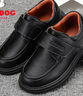 巴布豆（BOBDOG）童鞋男童软底黑色皮鞋春秋款百搭儿童鞋 108533103 黑色28 实拍图