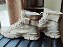 卡帝乐鳄鱼（CARTELO）马丁靴男款高帮秋冬季英伦靴子男鞋工装男靴登山户外劳保鞋 实拍图