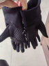 探路者23秋冬男女通用防滑弹力舒适保暖手套TELLBL90742 黑色（新）XL 实拍图