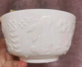 顺祥纯白碗碟餐具套装家用陶瓷简约易洁釉下彩饭碗汤面碗可微波大小碗 6.5英寸面碗2个装 实拍图