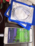 优莱格液态线适用苹果iPhone14数据线13/12 快充11prom手机充电器6s加长快速8plusiPad平板2米XR冲电线XS 雾天蓝【1条装】液态软胶/苹果不弹窗 0.5米 实拍图