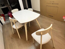全友（QUANU）【迷瞪直播间】DW1159清甜四季 奶油风家具岩板多功能餐桌椅客厅 奶油|岩板|功能圆餐桌+餐椅*6 实拍图