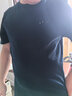 海澜之家（HLA）短袖T恤男款轻商务时尚系列绣花短袖男夏季 【凉感抗菌防螨】藏青ET M 170/88A  推荐63-68kg 实拍图