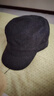 HKWZ大头围平顶帽男帽大码加大加深大号帽子男春夏季适合大脸戴的胖子 灰色后封口（毛呢加绒款） 2XL 加大码(60-65cm）不是大头围别拍 实拍图