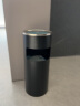 迪麦佳不锈钢垃圾桶烟灰缸桶酒店大堂商用立式烟灰桶电梯口烟区果皮桶 7024圆形落地烟灰垃圾桶（磨砂黑） 实拍图