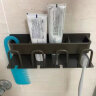 尚美德牙刷置物架太空铝漱口杯牙膏牙刷架卫生间壁挂刷牙杯4杯 极简灰 晒单实拍图