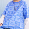 迪士尼（DISNEY）童装儿童针织假两件长袖T恤打底衫上衣24春秋DB311AA08蓝120 晒单实拍图