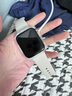 MSSM 适用苹果手表保护壳Apple iwatch s9/8/7/SE边框硬壳防摔防刮半包保护壳S7/8/9·45mm 星光+透明  实拍图