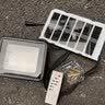 万火新款太阳能庭院户外灯家用农村新型照明路灯室外防水led射灯 100W-H【照180平】+多档调光控制 实拍图