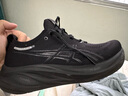 亚瑟士ASICS男子缓冲回弹跑步鞋GEL-NIMBUS 26 黑色41.5 实拍图