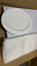 银凤国瓷“卢浮”法式纯白浮雕骨瓷餐具碗碟家用散件自选diy 卢浮-8.5英寸沙拉盘 实拍图