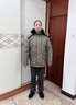 老爷车 中老年羽绒服男中长款内胆活里活面老年人连帽毛领爸爸装送礼男 带毛领-黑色 XL (可穿125-140斤) 实拍图