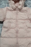 笛莎（DEESHA）童装女童和暖系列三防中长版防寒儿童羽绒服2025冬季新款女宝外套 泡芙粉 110 实拍图