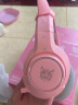 ONIKUMA 猫耳电竞游戏耳机头戴式 粉色电脑耳麦有线女生网红主播直播可爱台式笔记本吃鸡耳机带麦克风话筒 粉色猫耳朵耳机（7.1声道USB版） 实拍图