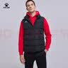 卡尔美（KELME）秋冬运动棉衣男足球训练棉马甲休闲保暖防寒背心棉服棉袄 黑色 【爪标logo】 4XL 实拍图