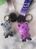 昀翕变色龙熊汽车钥匙扣挂件卡通款钥匙链精致情侣可爱书包挂饰锁匙扣 变色熊【灰色+紫色】2个装 实拍图