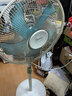 美的（Midea）电风扇落地扇台扇家用大风量遥控摇头电扇宿舍轻音低噪台式桌面两用节能 【升级七叶强风  台地两用】象牙白 实拍图