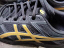 亚瑟士ASICS男鞋缓冲透气跑步鞋运动鞋网面回弹跑鞋GEL-CONTEND 4 黑色/金色 43.5 实拍图