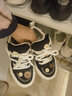 帕拉丁（PALLADIUM）扣子鞋运动休闲鞋情侣款低帮帆布鞋女鞋男鞋子 黑色-黑胶色 39 实拍图
