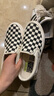 VANS范斯中性鞋Slip-On VR3低帮经典帆布鞋休闲鞋 一脚蹬 棋盘格 37 实拍图