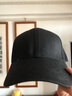 佰吉川帽子大头围男女韩版潮加大号头大适合的大脸大码遮阳鸭舌帽棒球帽 黑色 大码XL（59-64cm） 实拍图