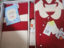 婧麒（JOYNCLEON）新生儿礼盒套装纯棉婴儿衣服春夏秋冬满月宝宝送礼用品礼箱 吉祥兔四季款25件套【4件衣服】 均码 新生儿（0_6个月） 实拍图