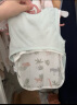 童泰（TONGTAI）婴儿肚兜夏季薄款护肚子肚围护脐带2件装TS41Y263-DS咖色73cm 实拍图
