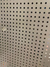 淇岸圆孔洞洞板置物架货架钢多功能收纳挂袜子饰品五金工具挂板墙 50*150加厚款 送20个10厘米挂钩 实拍图