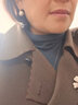 伊黛儿高级感耳环女王妃款小众仿大珍珠耳饰钉耳坠扣2025年新款潮 E0628金色_香槟金耳环 实拍图